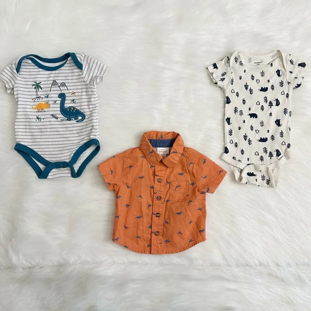 0-3 Months Baby Boy Summer Clothes LOT